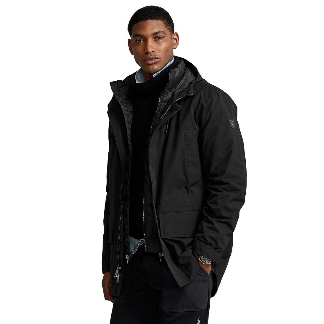 Polo Ralph Lauren - Manteau 'Twill Hooded' pour Hommes