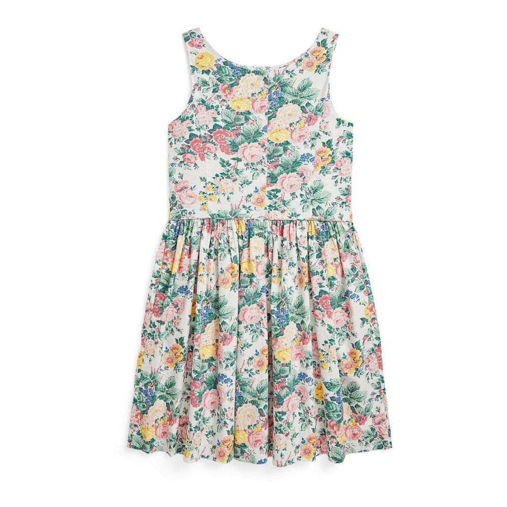 Polo ralph lauren - 'Floral Cotton Dress' pour Grandes filles