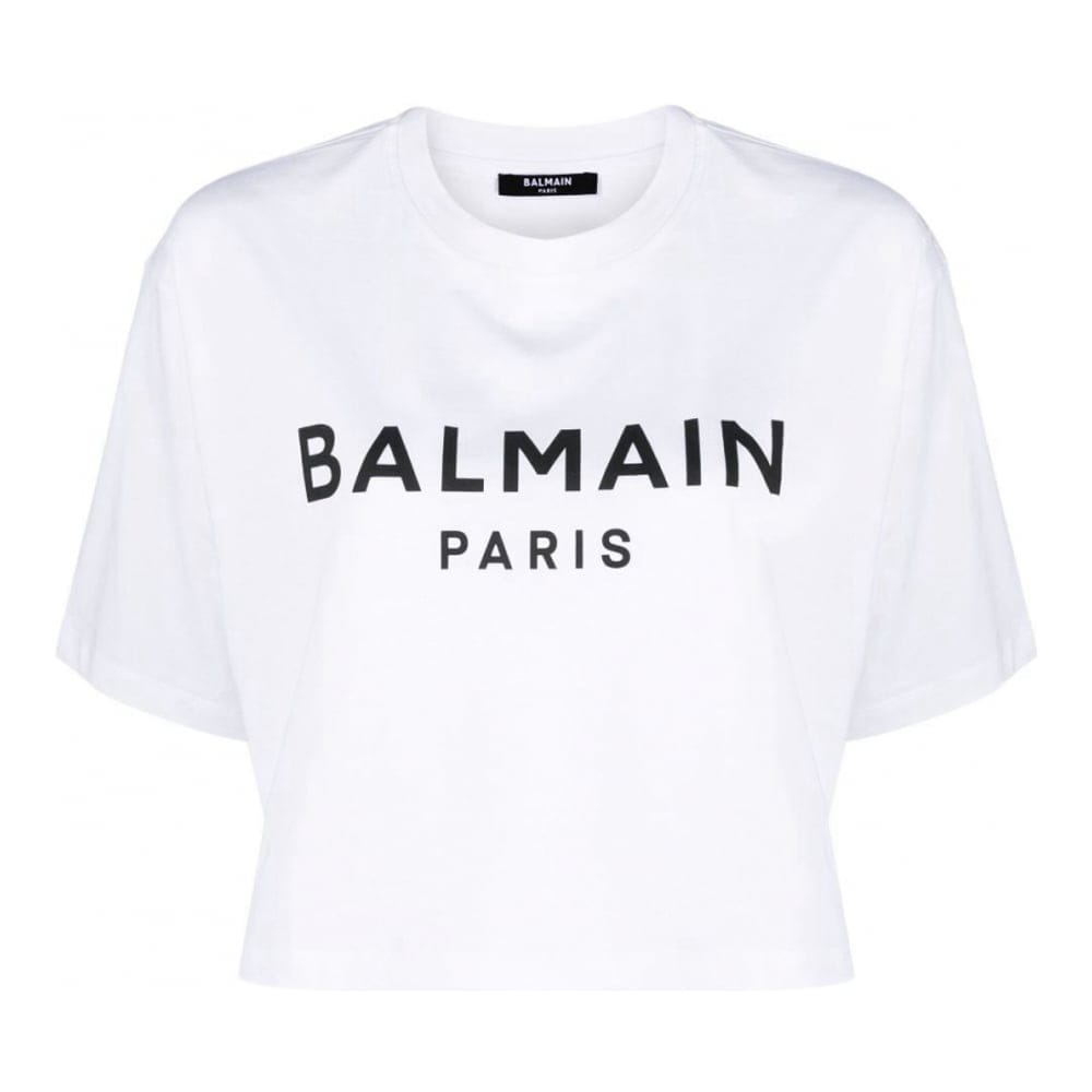 Balmain - T-Shirt court 'Logo' pour Femmes