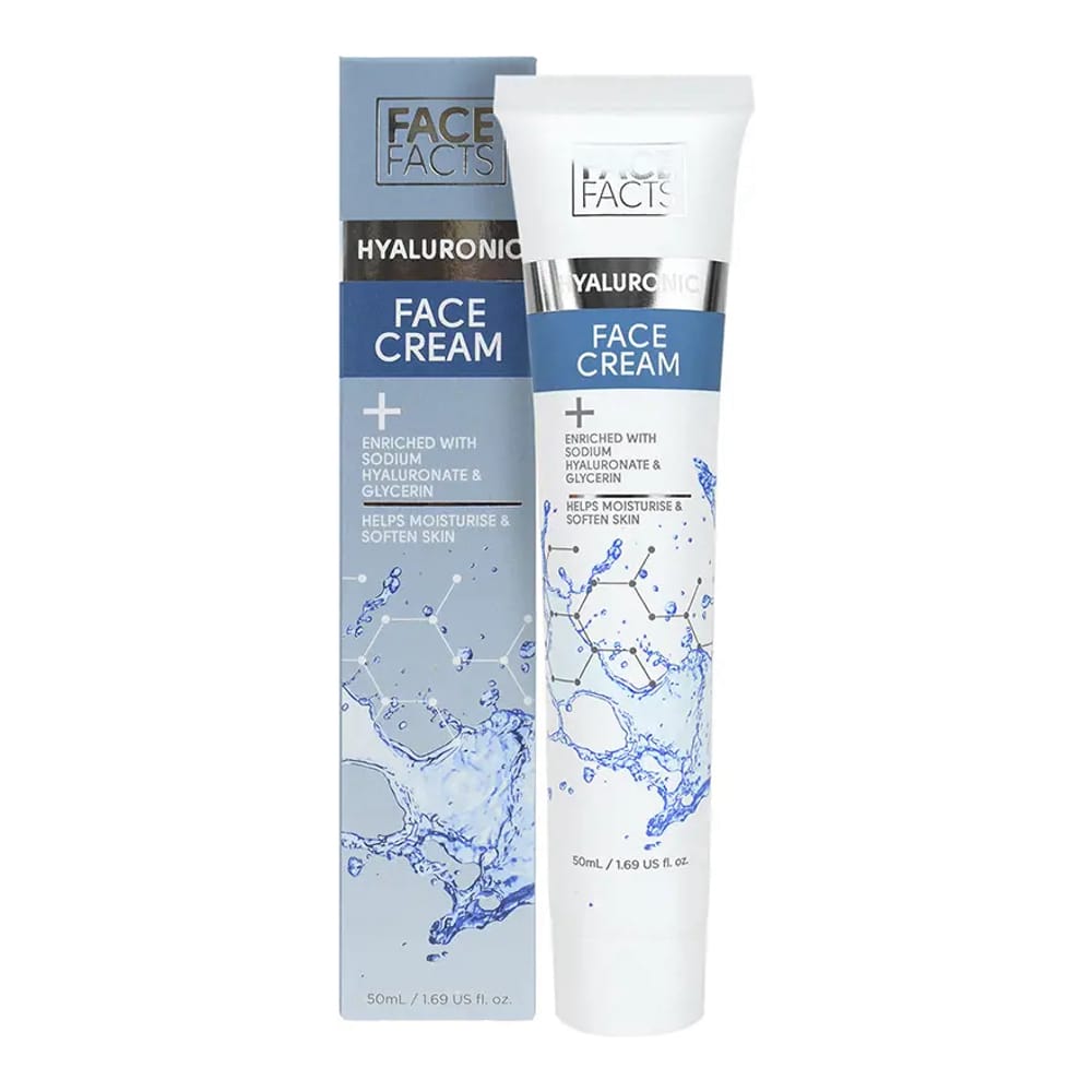 Face Facts - Crème visage 'Hyaluronic' - 50 ml