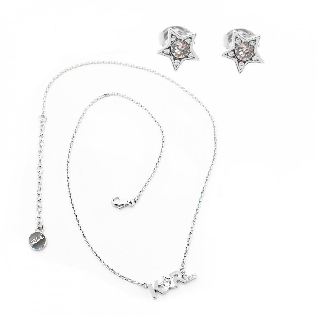Karl lagerfeld - Collier & Boucles d'oreilles 'Klassic Karl' pour Femmes