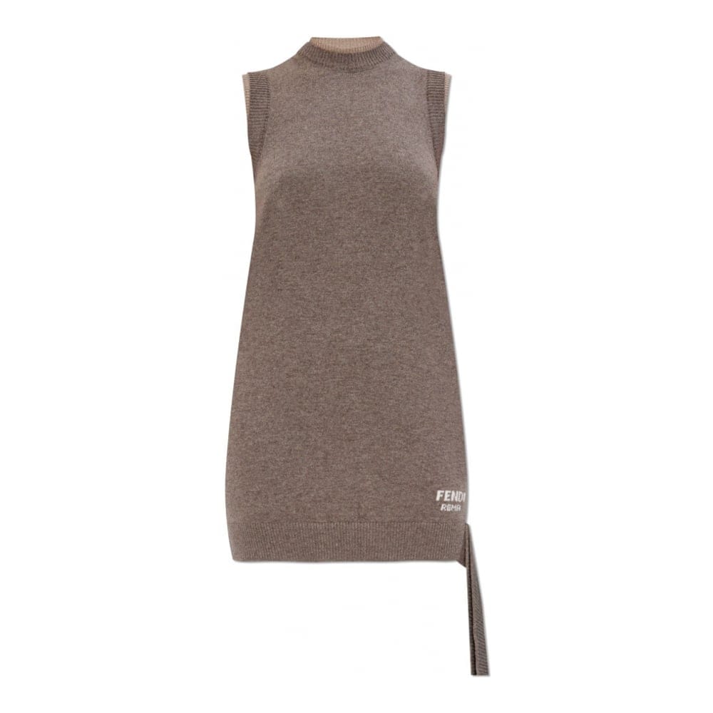 Fendi - Robe sans manches 'Knitted' pour Femmes