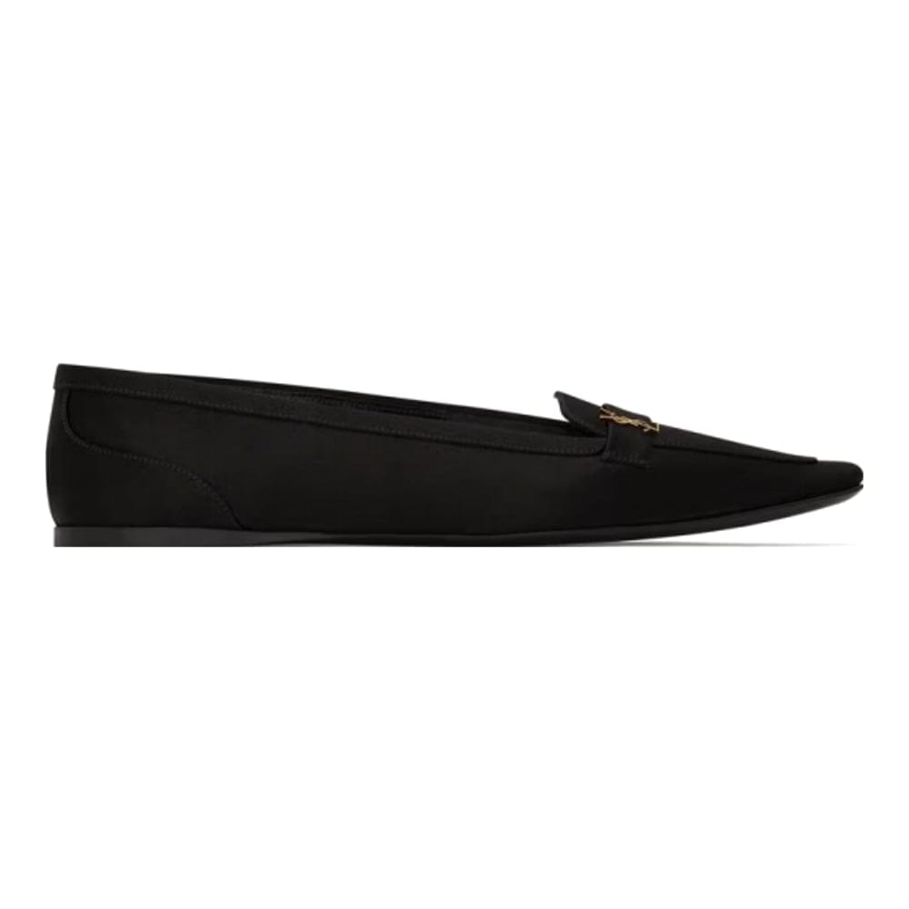 Saint laurent - Ballerines 'Poppy Satin Crepe' pour Femmes