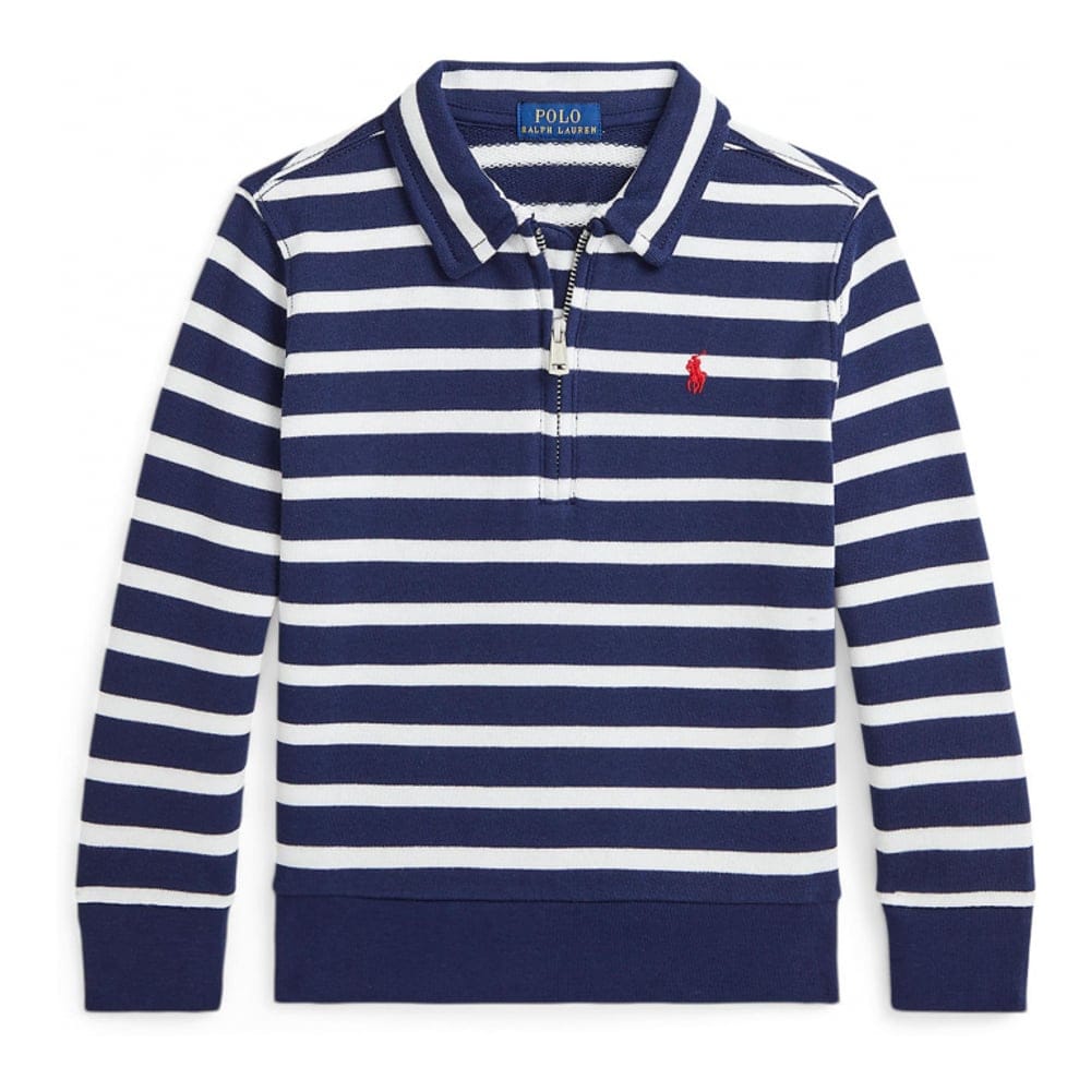 Ralph lauren kids - Sweatshirt 'Striped French Terry' pour Petits garçons