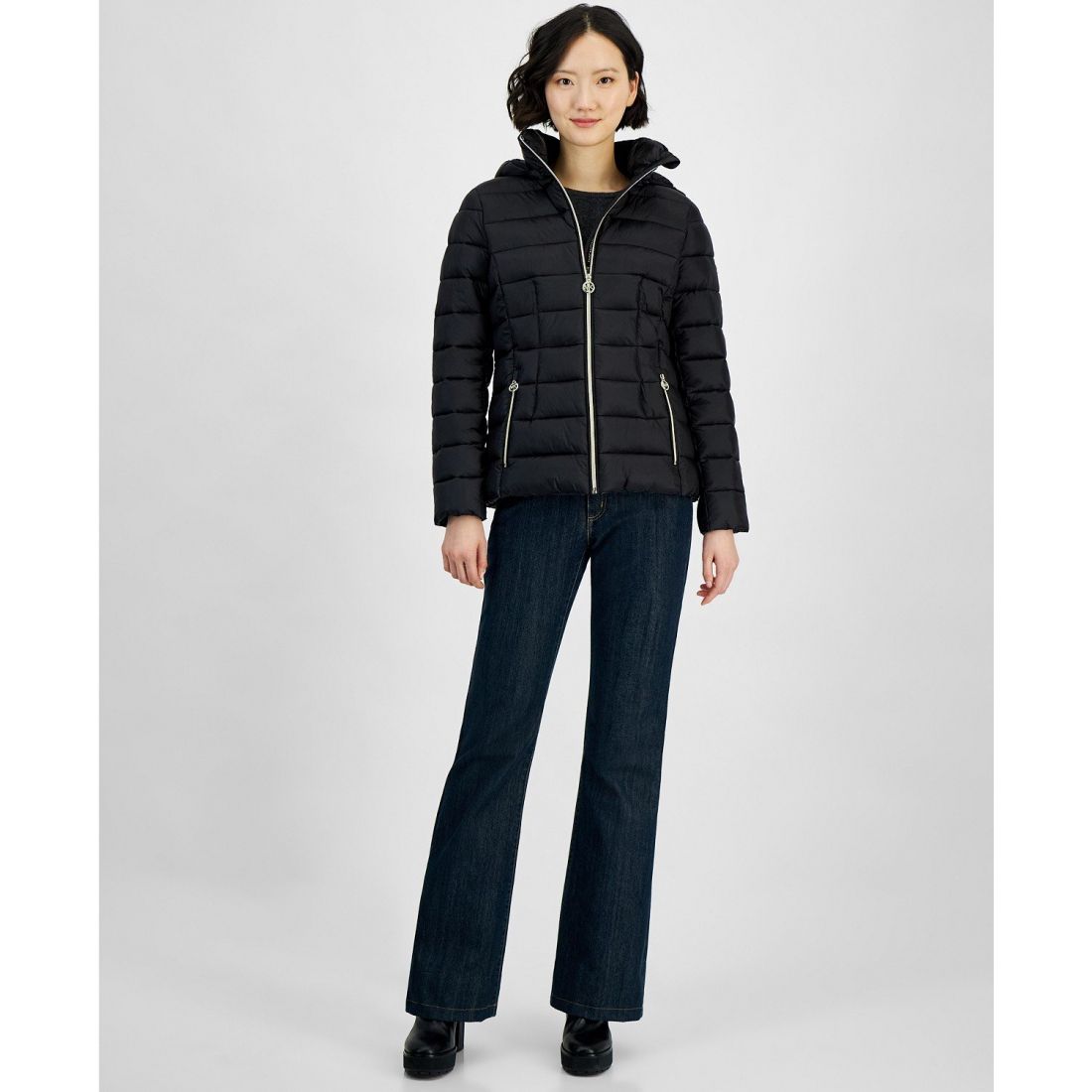 Michael kors - Manteau matelassé 'Hooded Zip Packable Down' pour Femmes