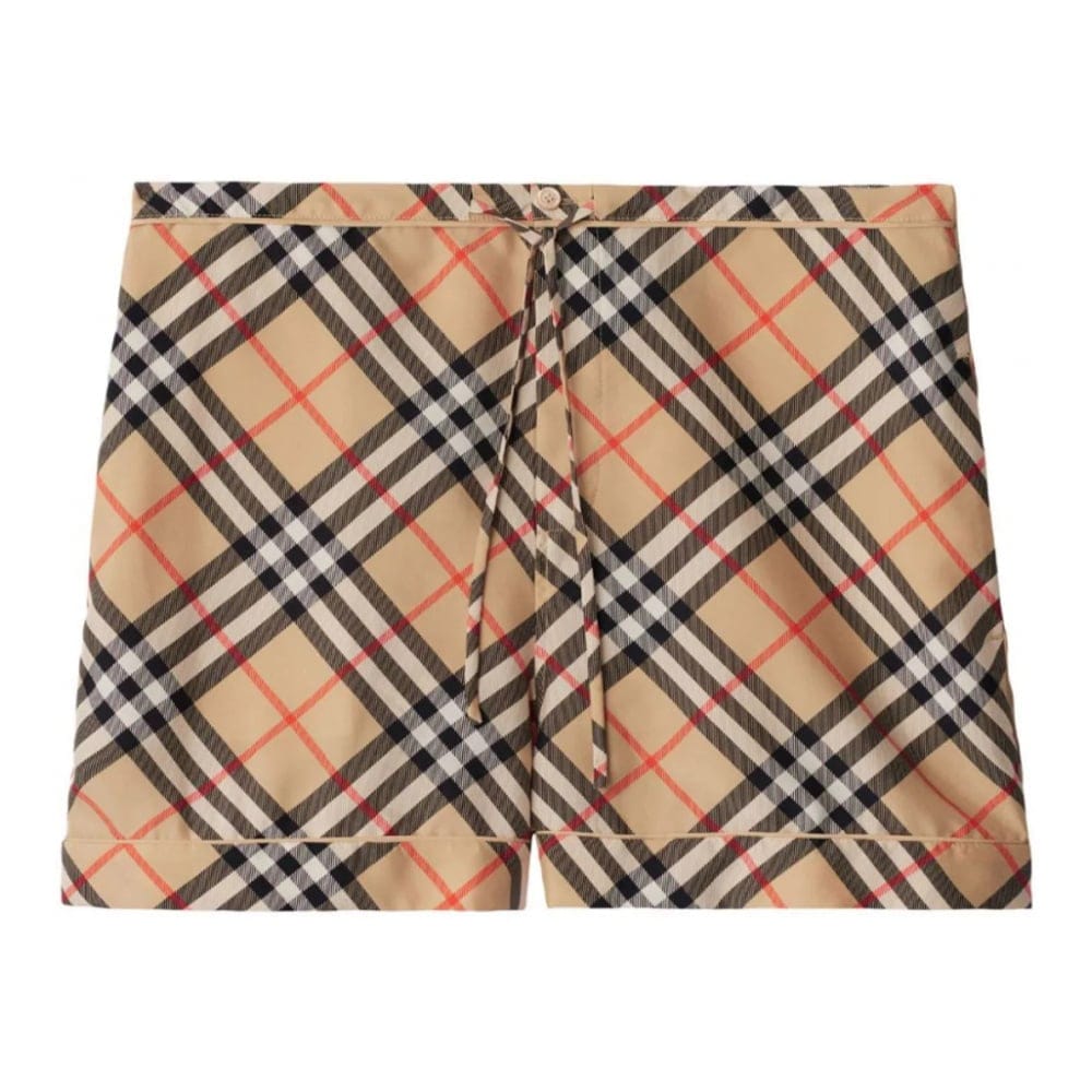 Burberry - Short 'Check-Print' pour Femmes
