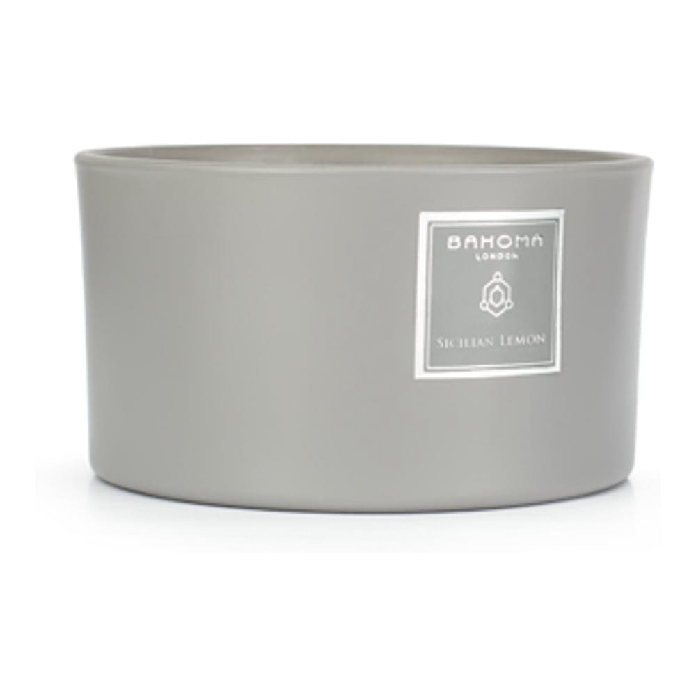 Bahoma london - Bougie 3 mèches 'Ash' - Sicilian Lemon 400 g