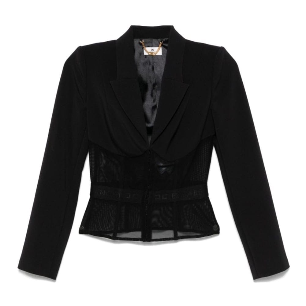 Elisabetta franchi - Blazer 'Panelled Tulle' pour Femmes