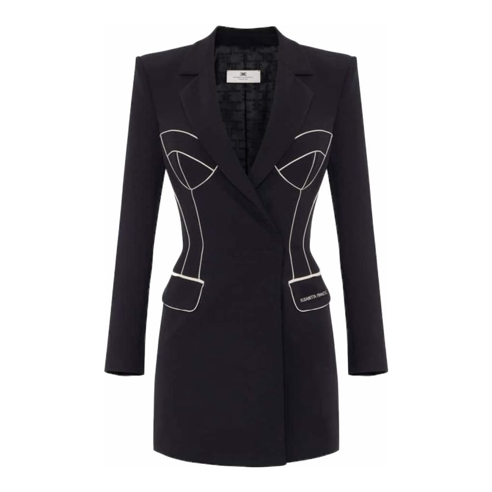 Elisabetta franchi - Robe blazer 'Contrasting Piping' pour Femmes