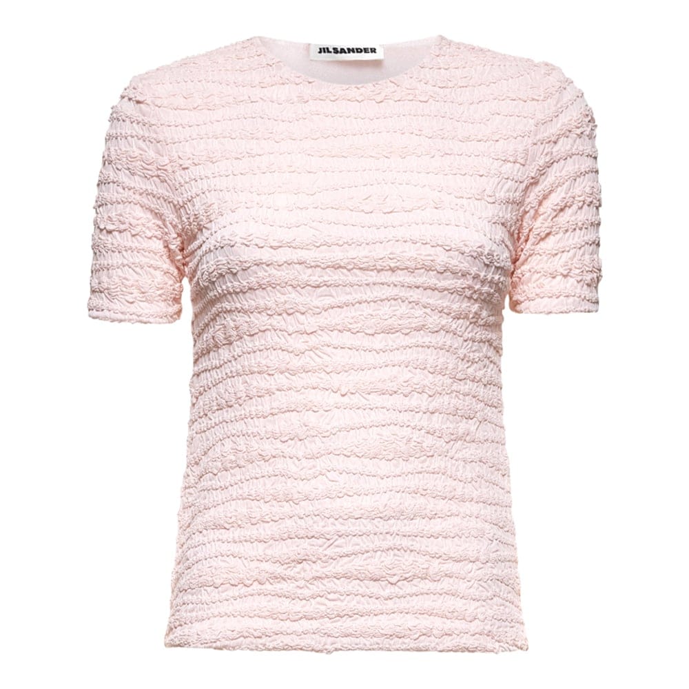 Jil sander - "T-shirt 'Embroidered Crepe Jersey' pour Femmes"-36