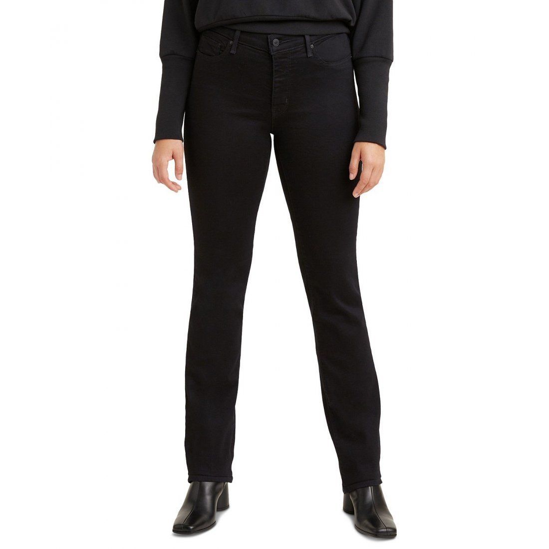 Levi's - Jeans '314 Shaping Slimming Straight Leg Mid Rise' pour Femmes