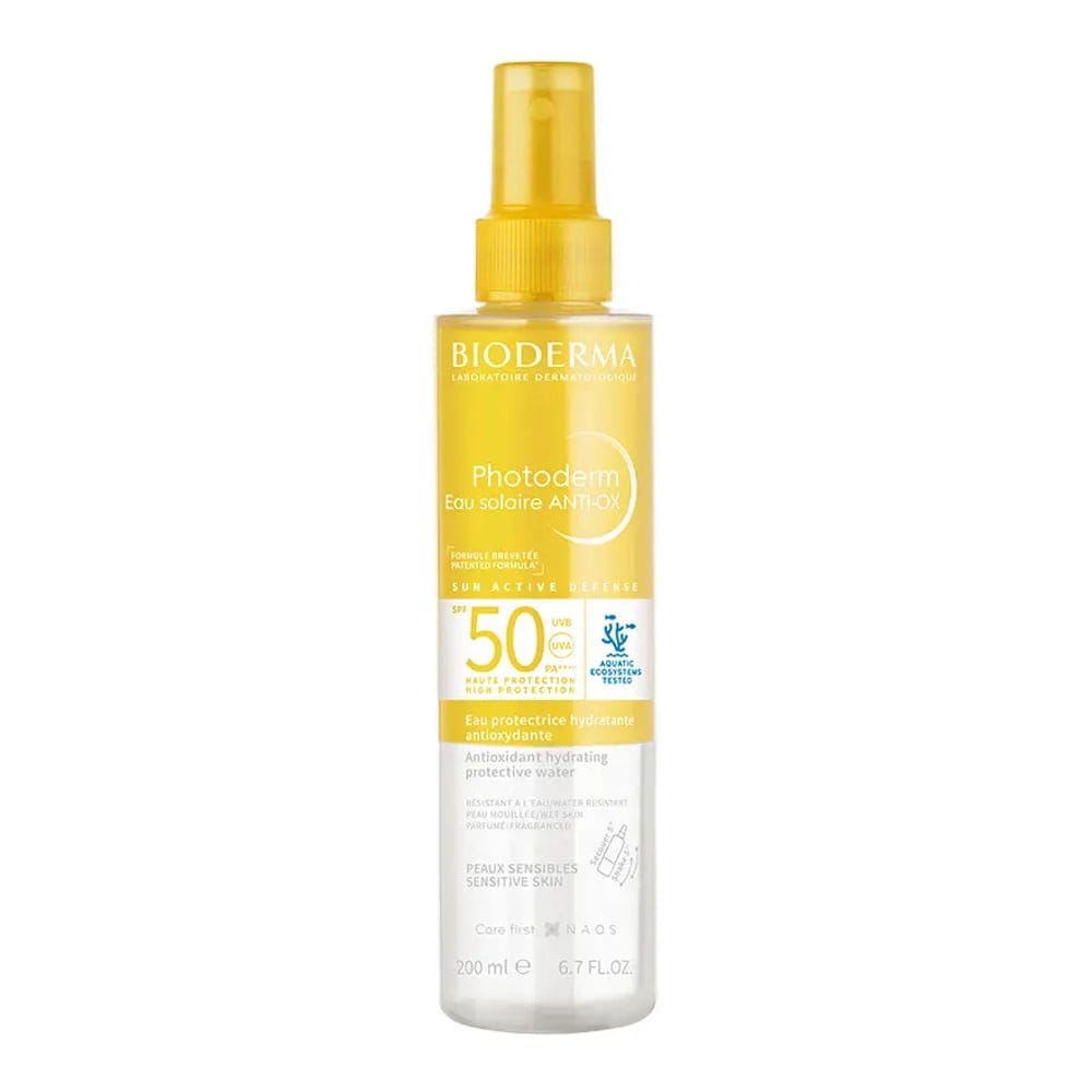 Bioderma - Photoderm Eau Solaire Anti-OX SPF50 - Peaux sensibles, 200 ml