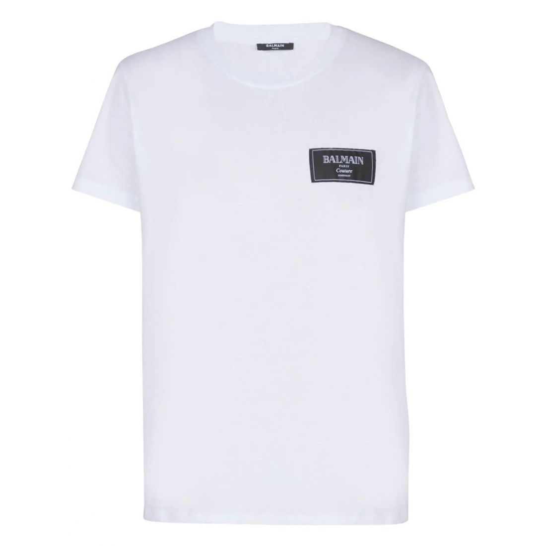 Balmain - T-shirt 'Coture Label' pour Hommes