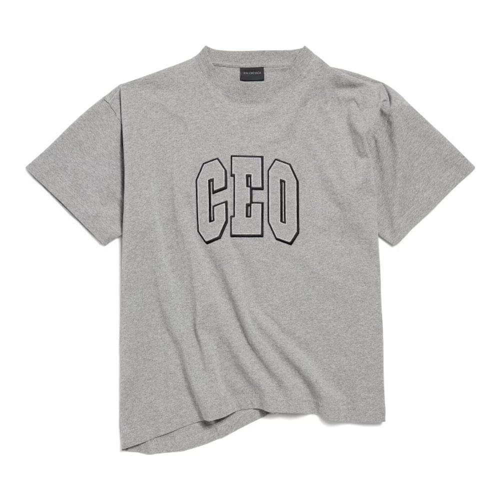 Balenciaga - T-shirt 'Boxy Ceo Team Logo' pour Femmes