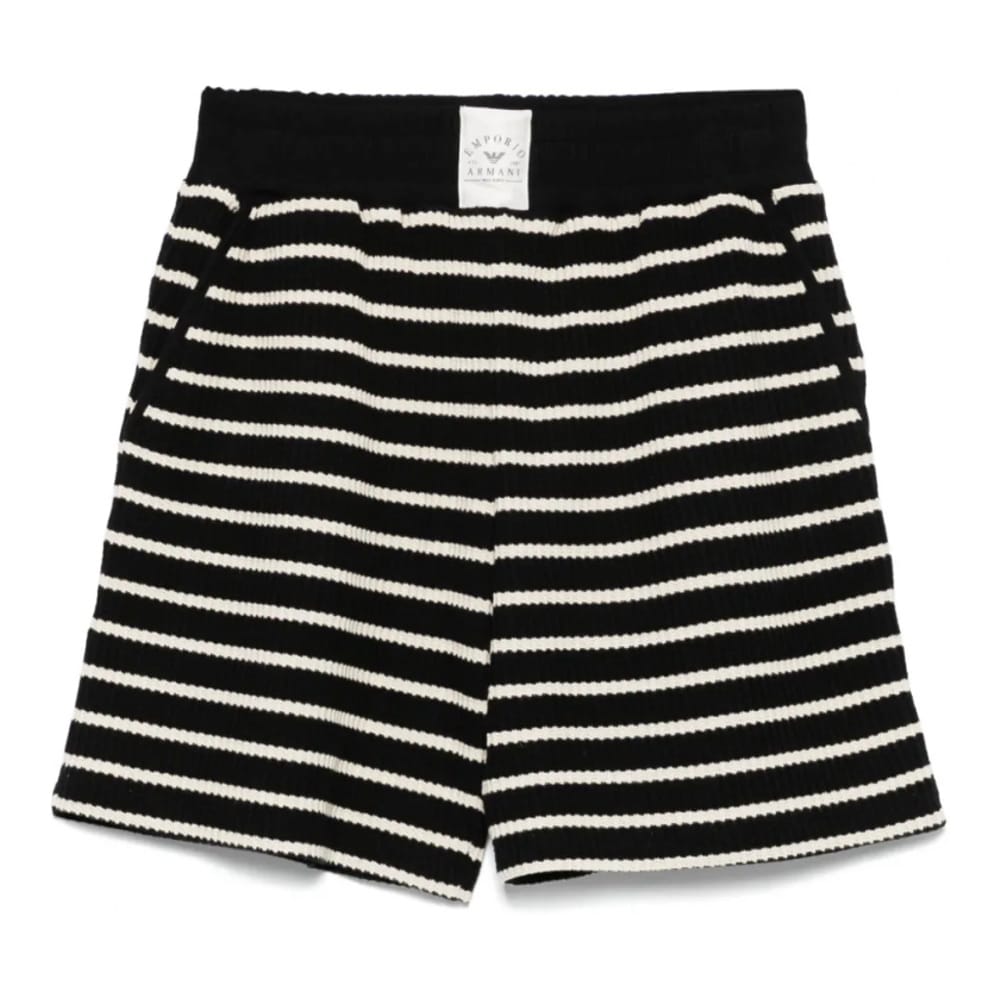 Emporio armani - "Short 'Striped' pour Femmes"-M