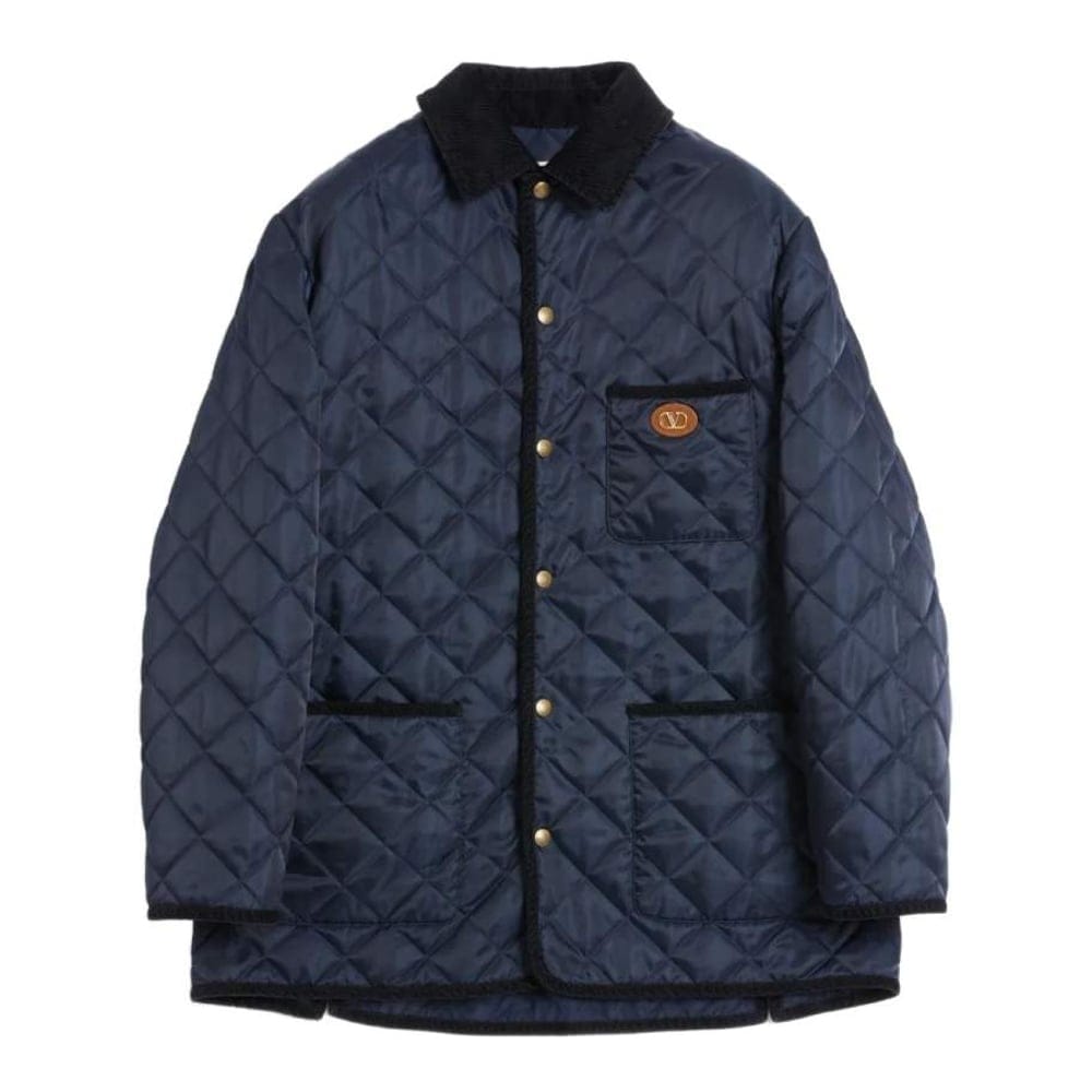 Valentino garavani - Coupe-vent 'VLogo-Patch Hooded' pour Hommes