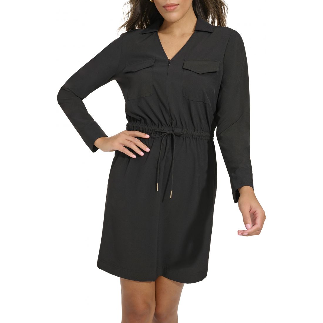Calvin klein - Robe chemise 'Long Sleeve' pour Femmes