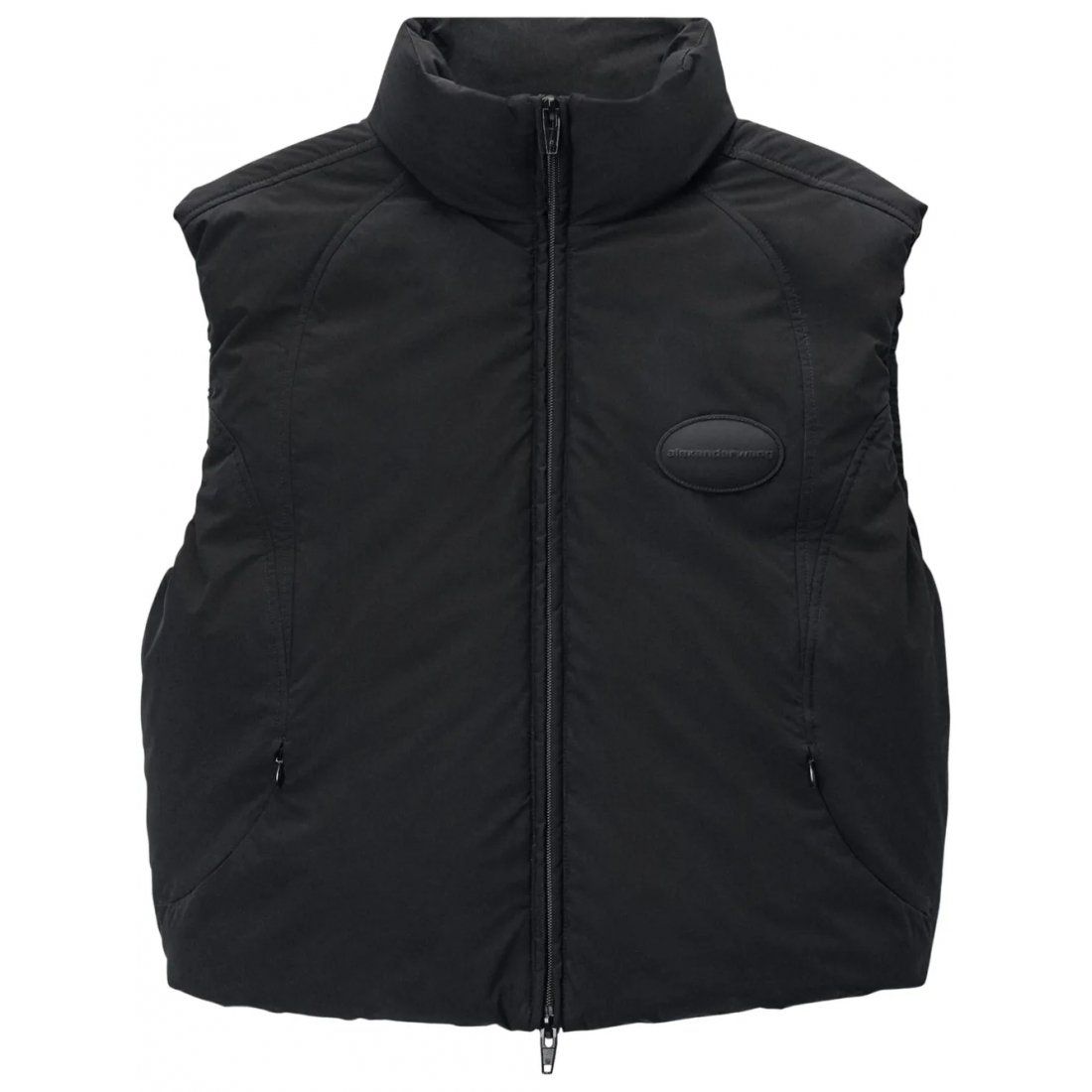 Alexander wang - Gilet matelassé 'Logo-Patch' pour Femmes