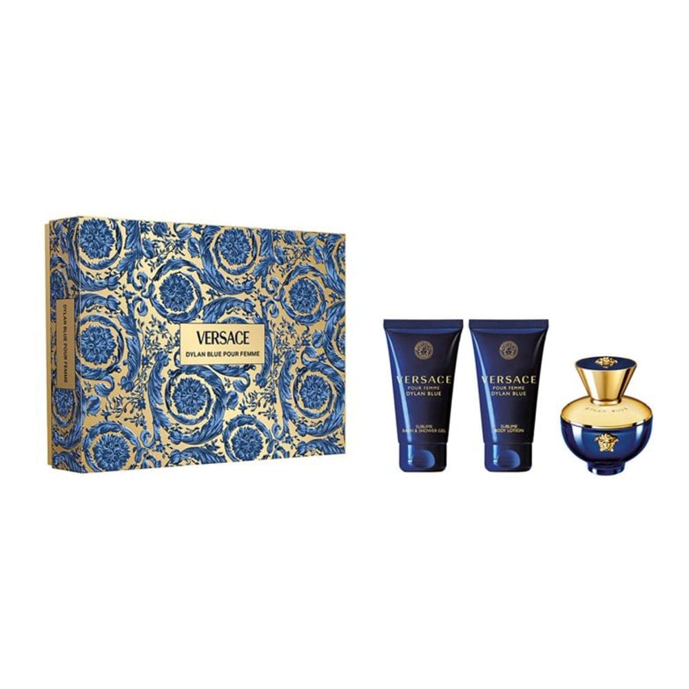 Versace - Coffret de parfum 'Dylan Blue Pour Femme' - 3 Pièces