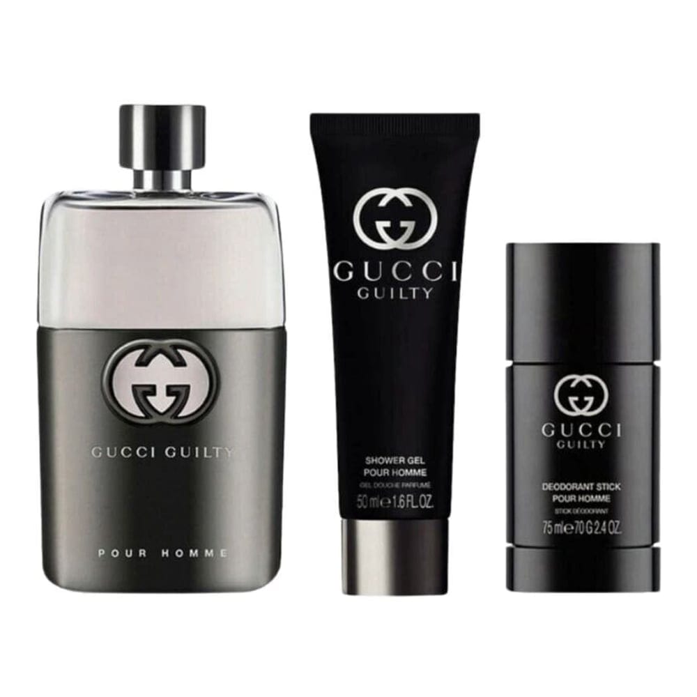 Gucci - Coffret de parfum 'Guilty Pour Homme' - 3 Pièces
