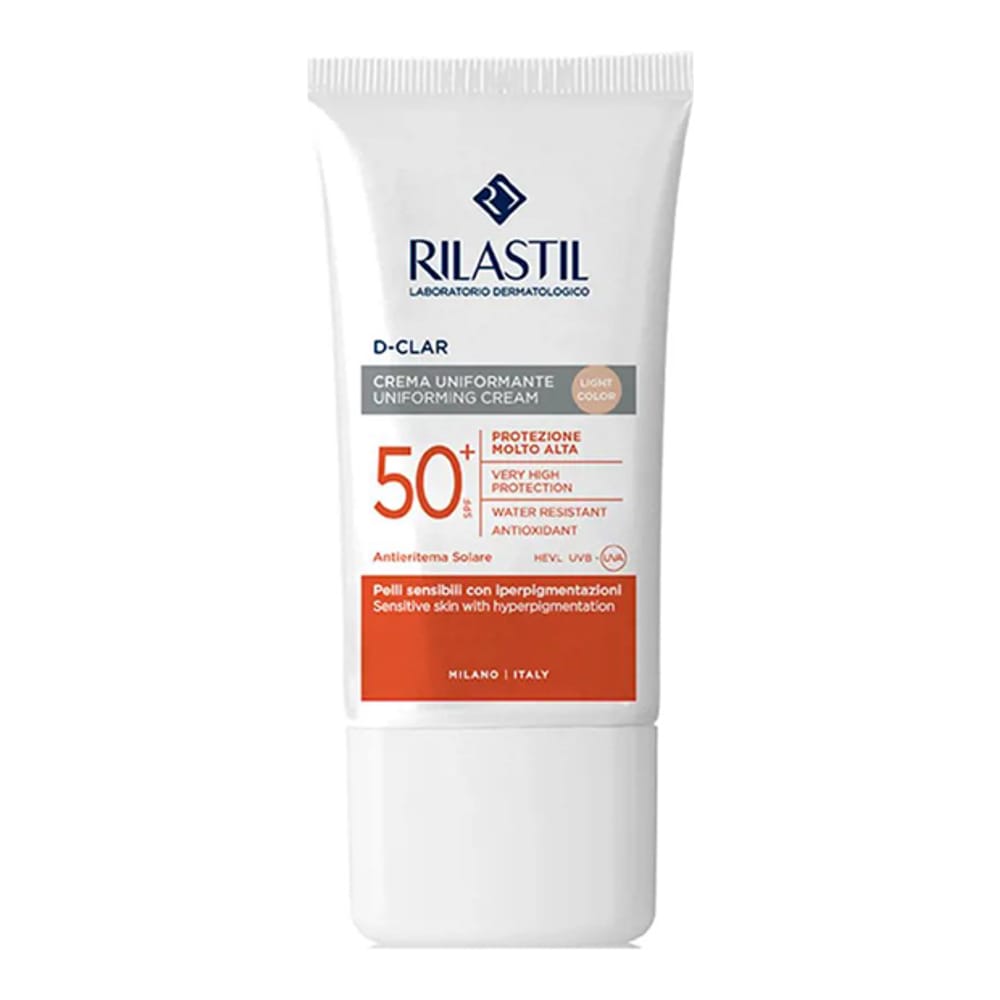 Rilastil - Crème solaire teintée 'Sun System D-Clar Unifying SPF50+' - Light 40 ml
