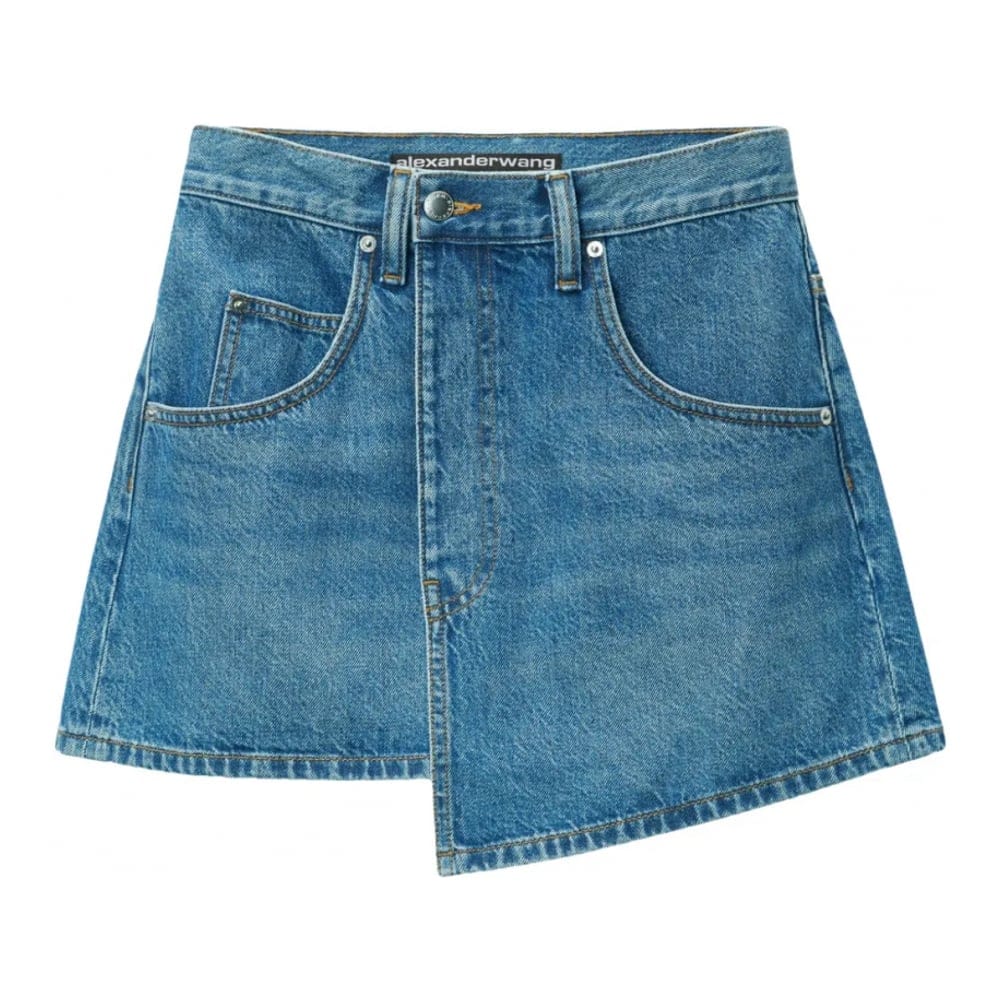 Alexander wang - Jupe en Jean 'Wrapped' pour Femmes