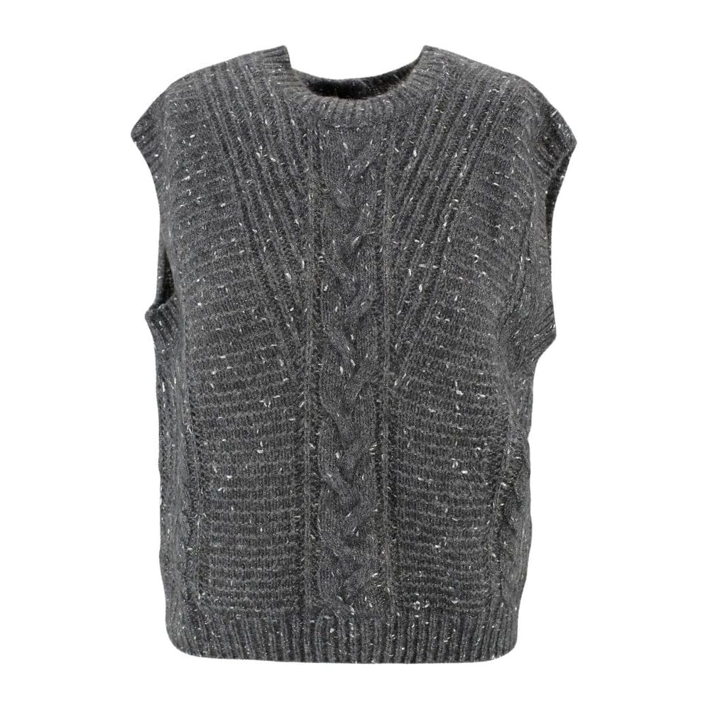 Max mara studio - Gilet 'Studio Crewneck Knitted' pour Femmes