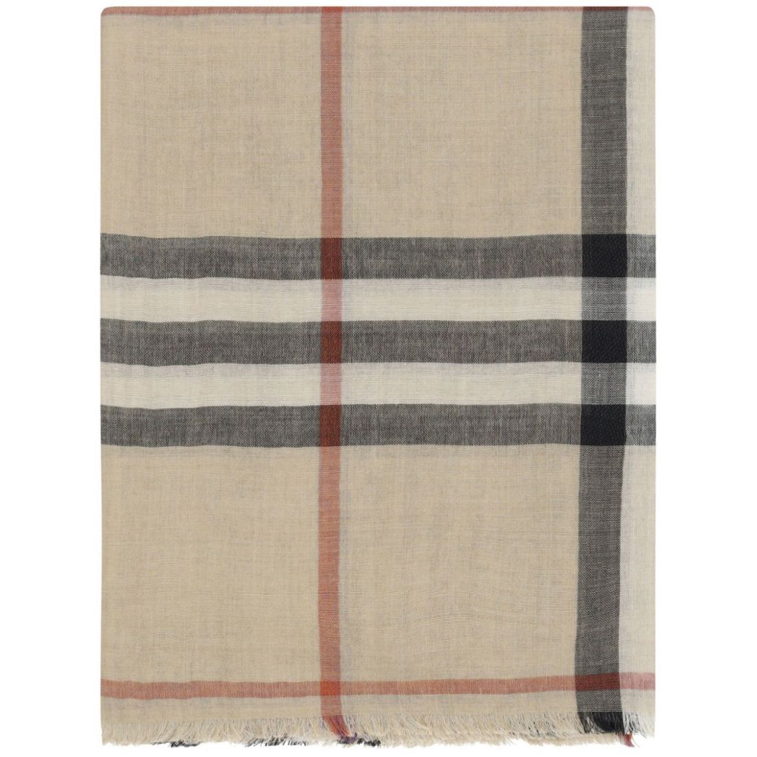 Burberry - Écharpe en laine 'Check-Pattern' pour Hommes