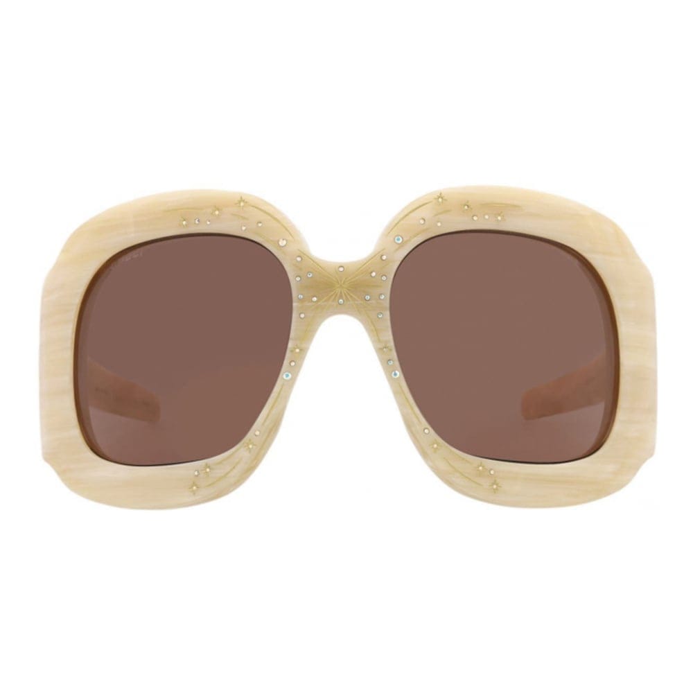Gucci - '60mm Special Edition Oversize Square Sunglasses' pour Femmes
