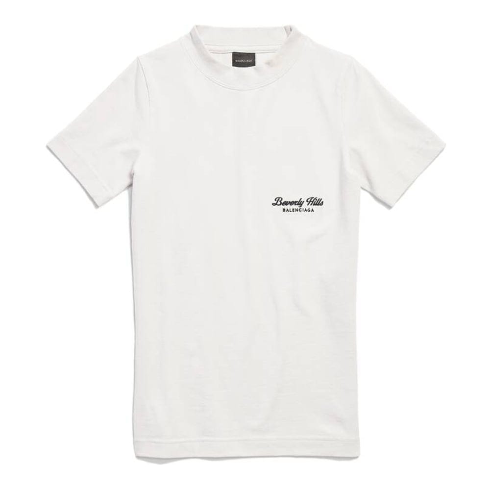 Balenciaga - T-shirt 'Beverly Hills Embroidered' pour Femmes