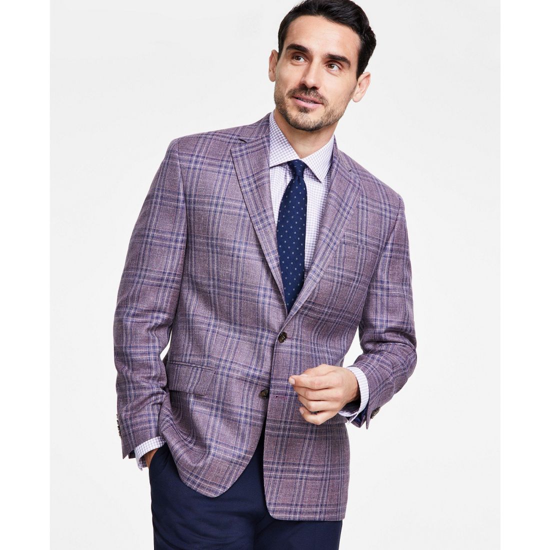 Michael kors - 'Classic-Fit Wool Blend Sport Coats' pour Hommes