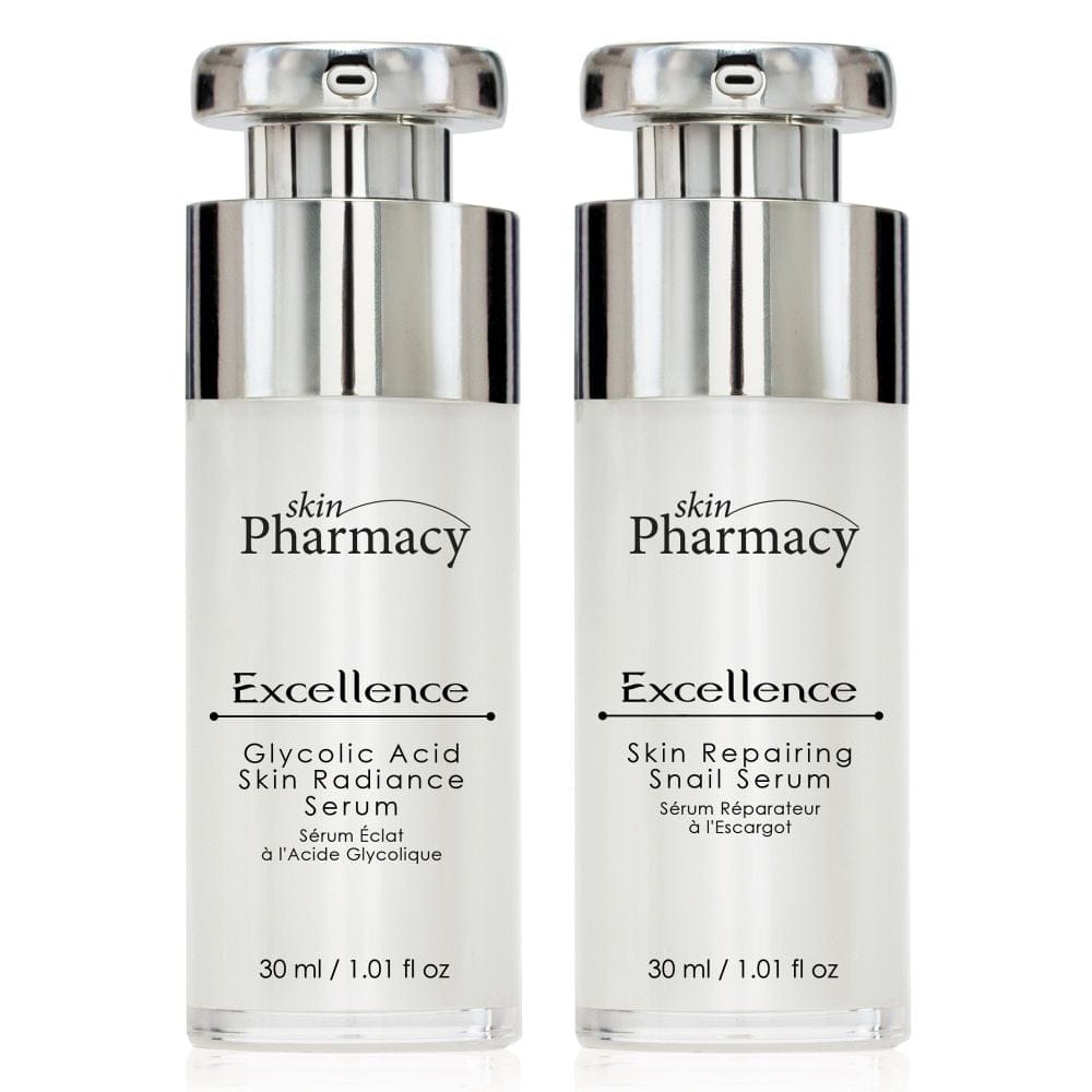 Skin pharmacy - Coffret de soins de la peau 'Excellence Glycolic Acid Skin Radiance+Excellence Skin Repair' - 2 Pièces