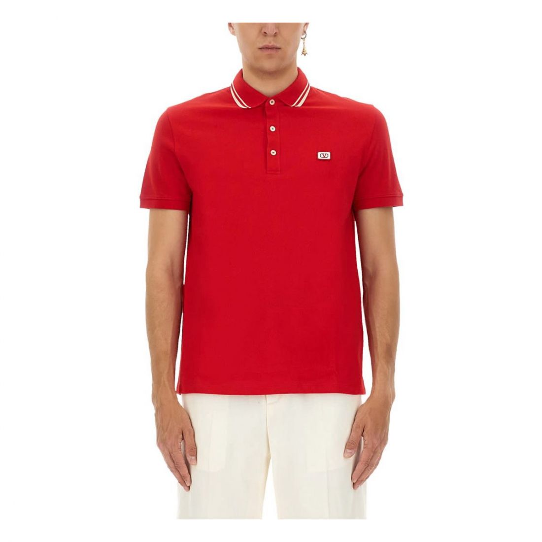 Valentino - Polo 'Signature VLogo' pour Hommes