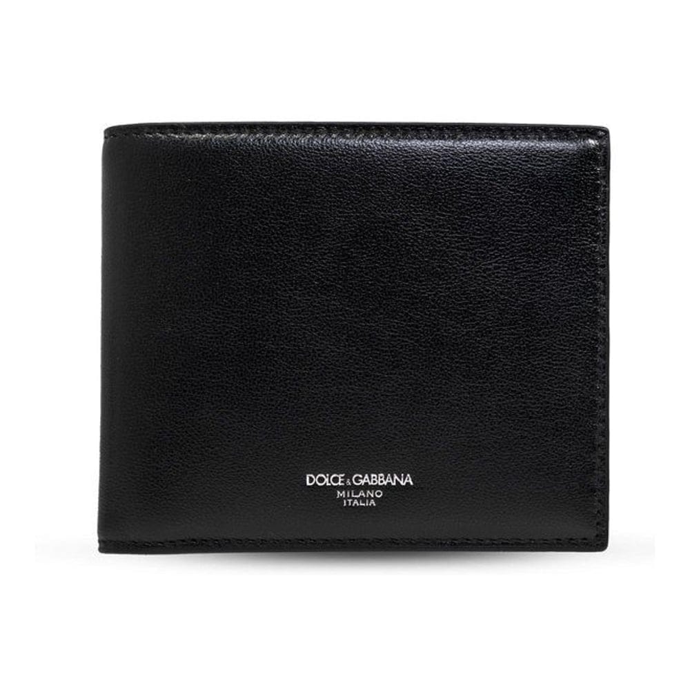 Dolce&gabbana - Portefeuille 'Logo Printed Bifold' pour Hommes