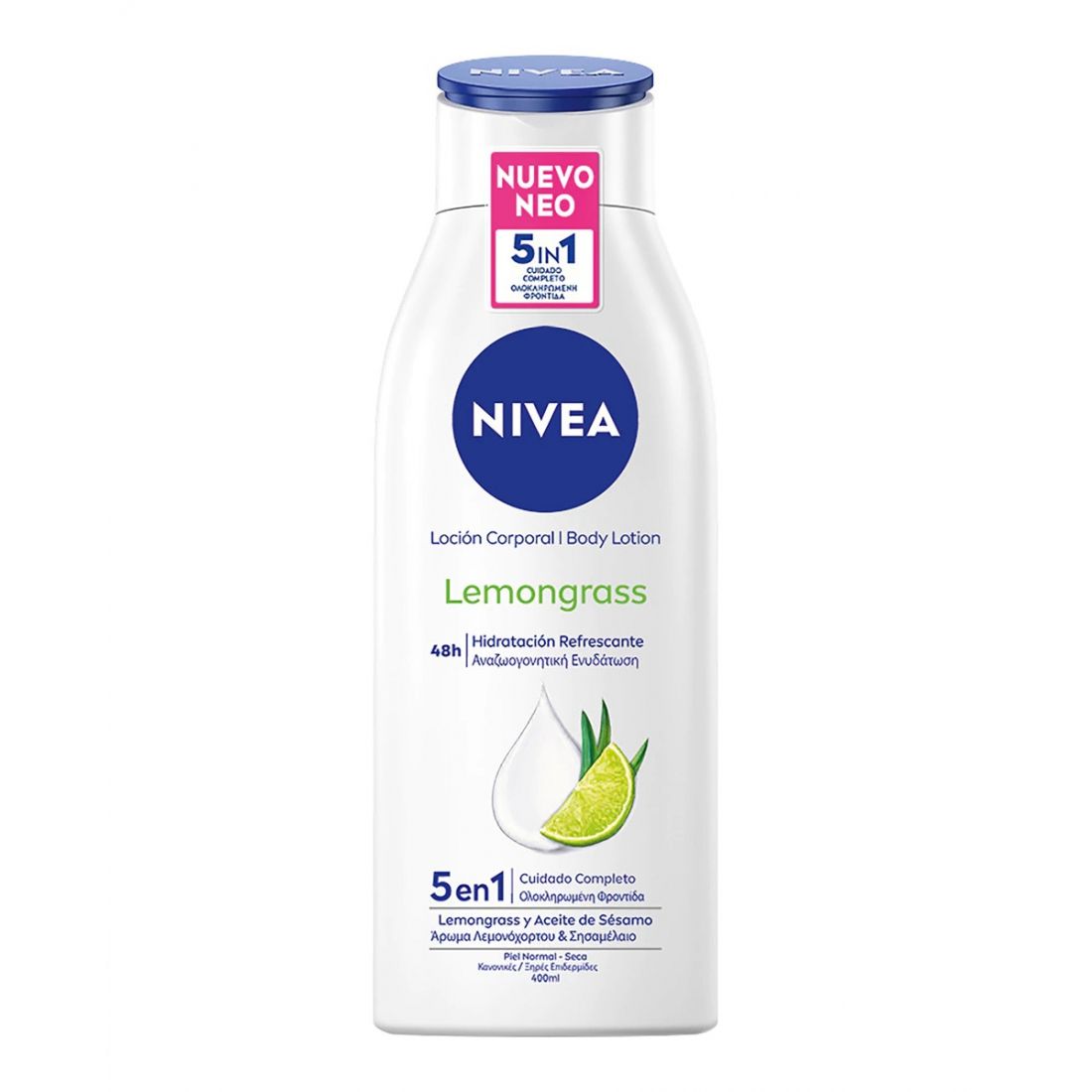 Nivea - Lotion pour le Corps 'Lemongrass 5 En 1' - 400 ml