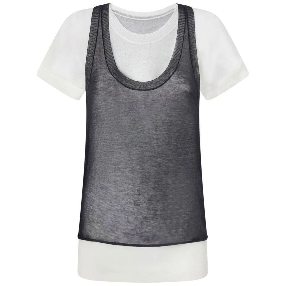 Pinko - T-shirt 'Layered' pour Femmes