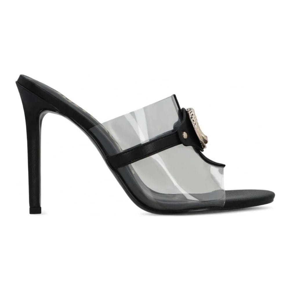 Just cavalli - Mules 'Logo-Plaque Clear-Panel' pour Femmes