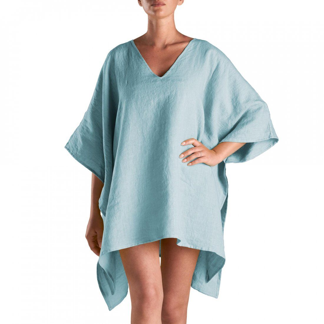 Biancoperla - Stella, Caftan En Lin