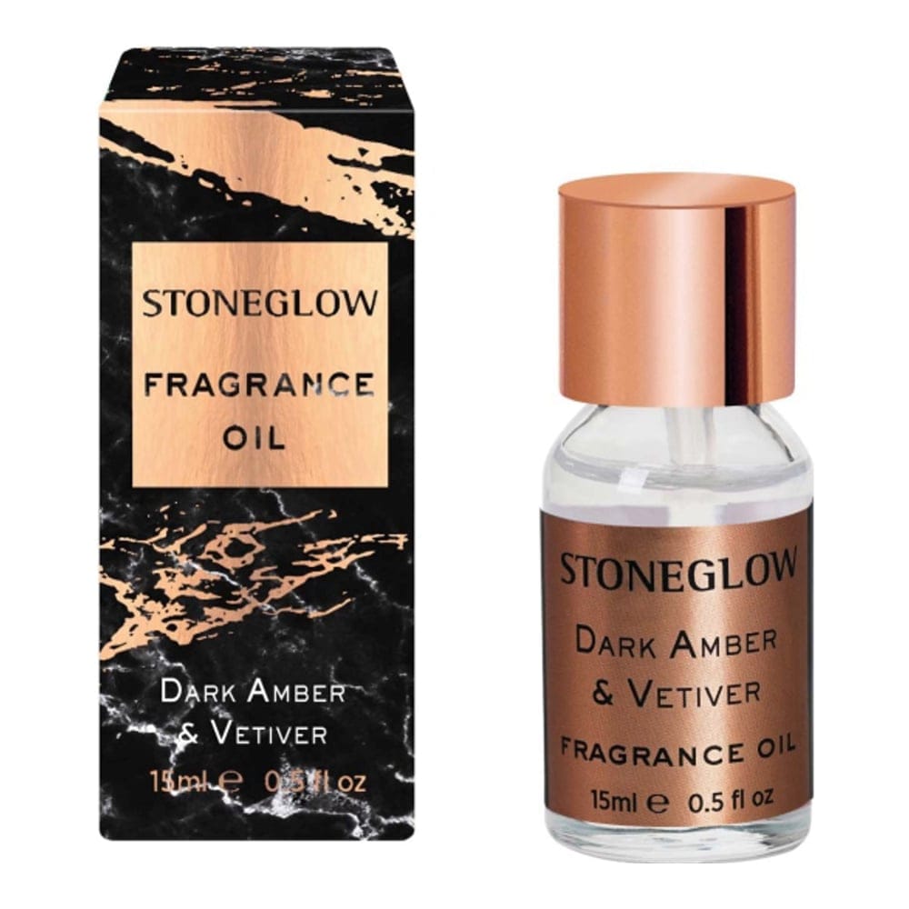 Stoneglow - Fragrance d'Huile 'Dark Amber & Vetiver' - 15 ml