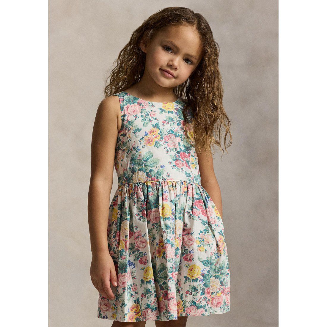 Ralph lauren kids - "Robe mini 'Floral Cotton' pour Petites filles"