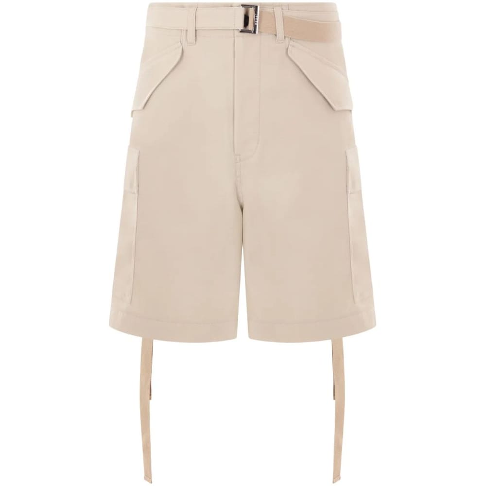 Sacai - Short 'Belted Twill' pour Hommes
