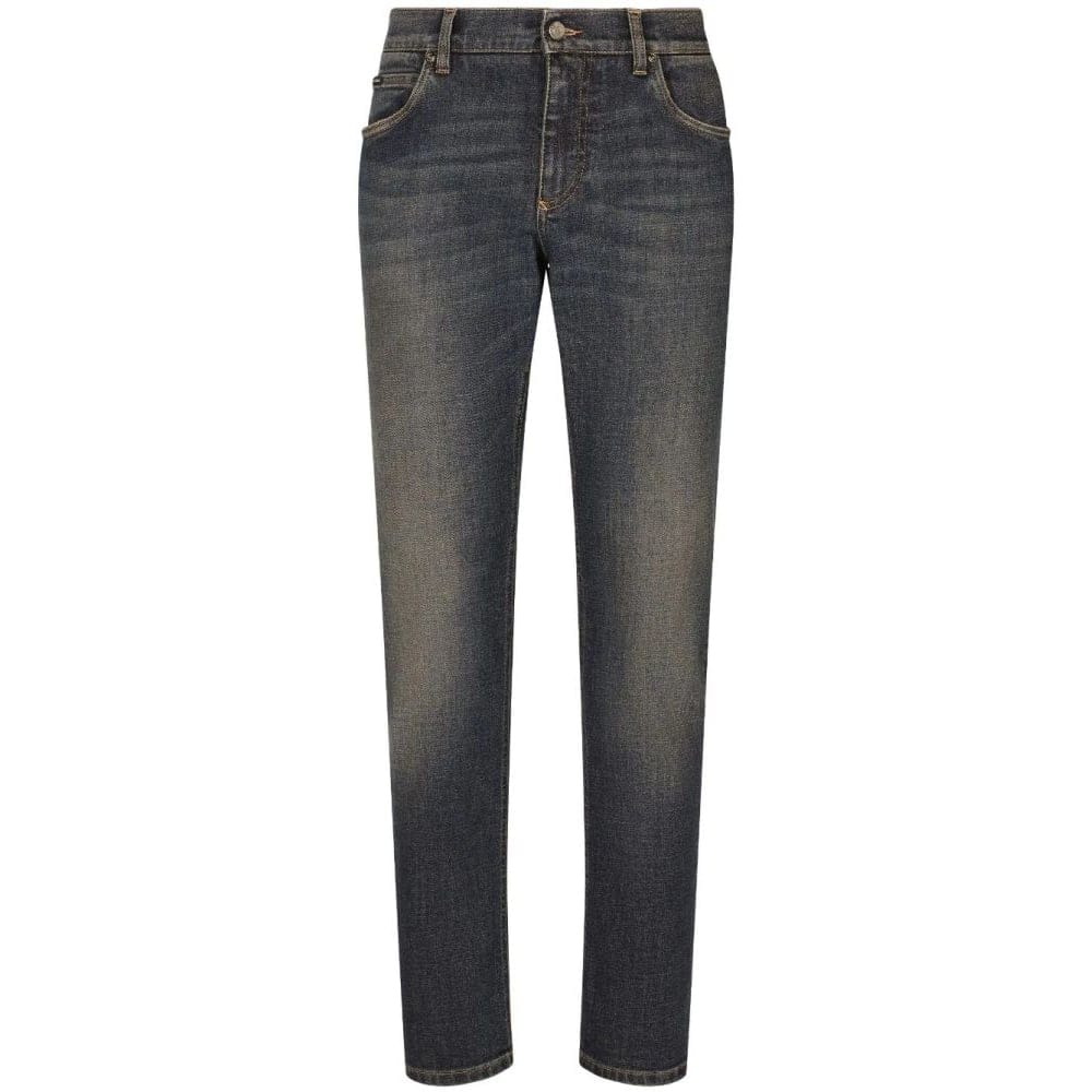 Dolce&gabbana - Jeans 'Logo-Plaque' pour Hommes