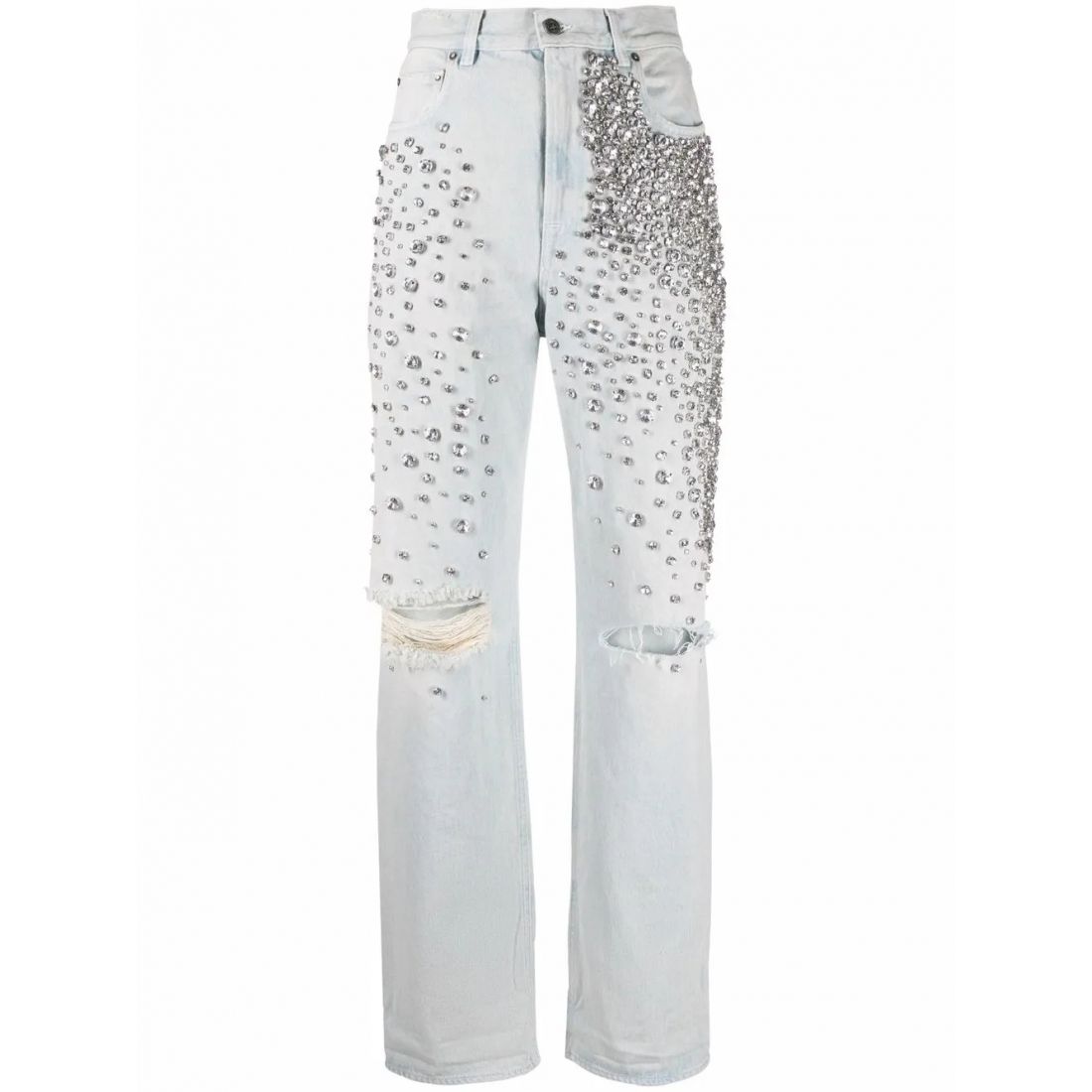 Golden goose deluxe brand - Jeans 'Kim Cabochon-Crystal Bleached' pour Femmes