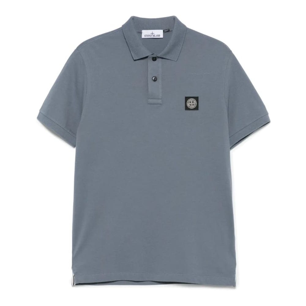Stone island - Polo 'Compass-patch' pour Hommes