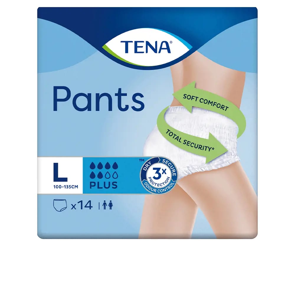 Tena Lady - Pantalons pour l'Incontinence 'Plus' - Large 14 Pièces