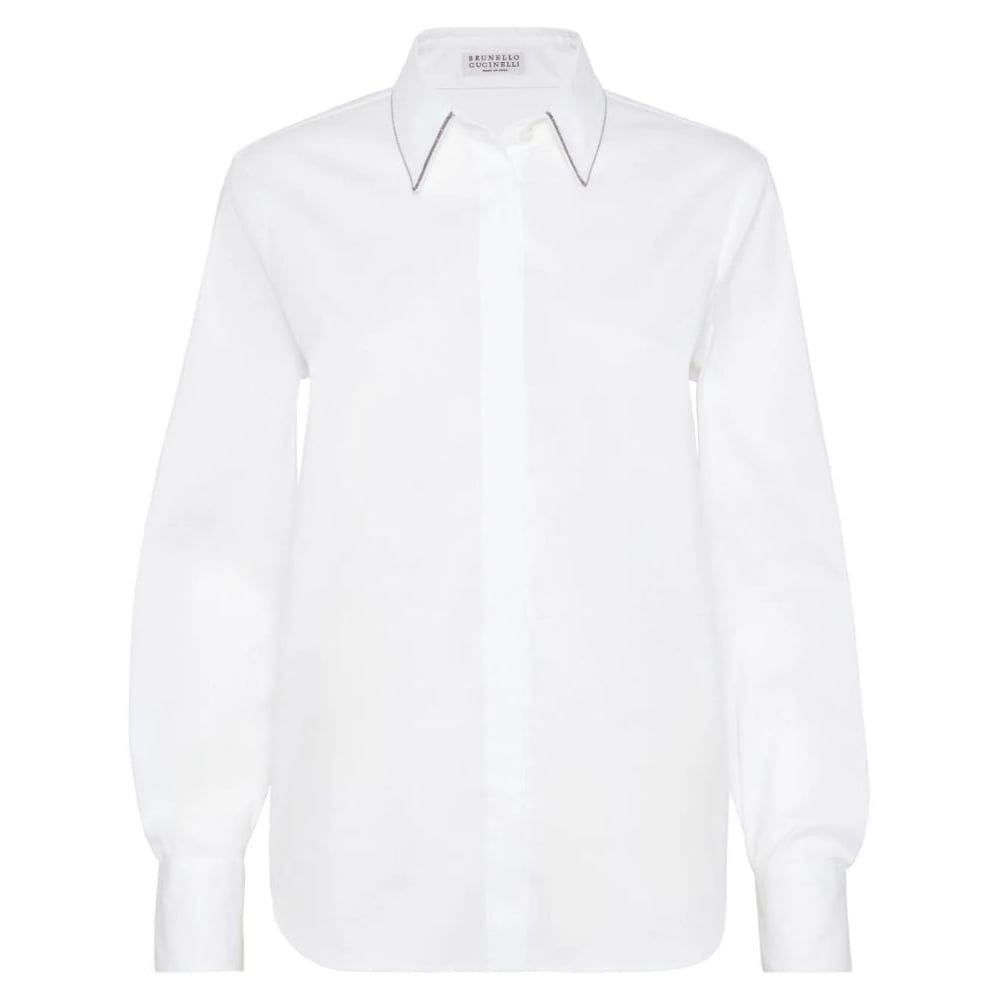 Brunello cucinelli - Chemise 'Col Contrastant' pour Femmes