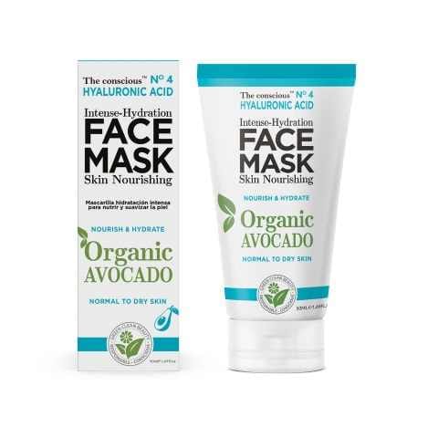 The Conscious™ - Masque visage 'Hyaluronic Acid Intense-Hydration Organic Avocado' - 50 ml