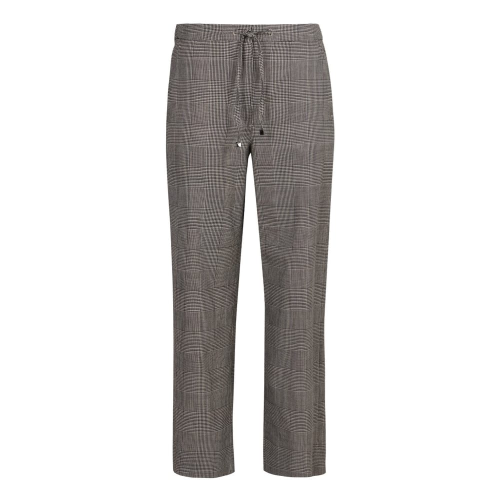 S max mara - Pantalon 'Prince-Of-Wales Checked' pour Femmes
