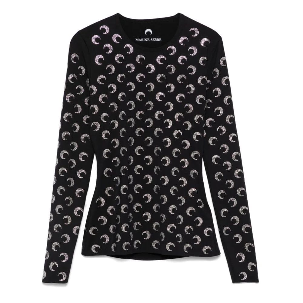 Marine serre - "Top 'Crescent Moon-Embellished' pour Femmes"-S