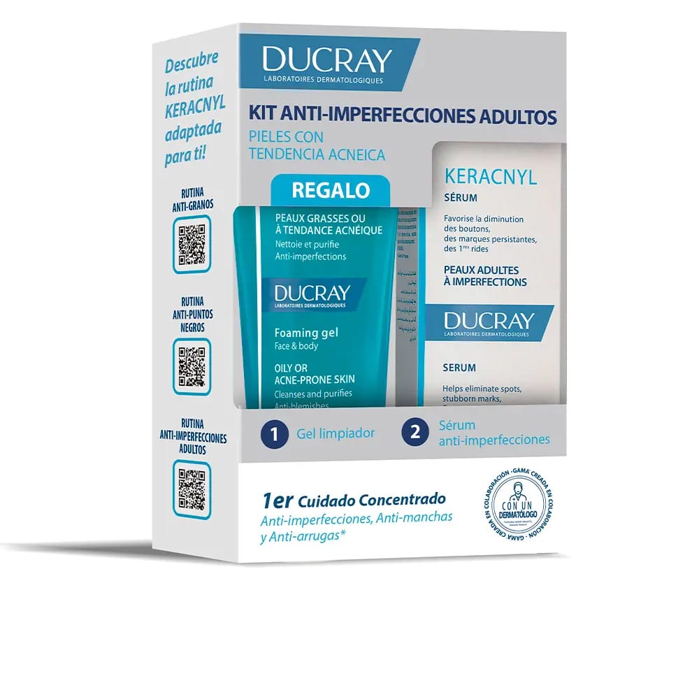 Ducray - Coffret de soins de la peau 'Keracnyl Anti-Imperfecciones' - 2 Pièces